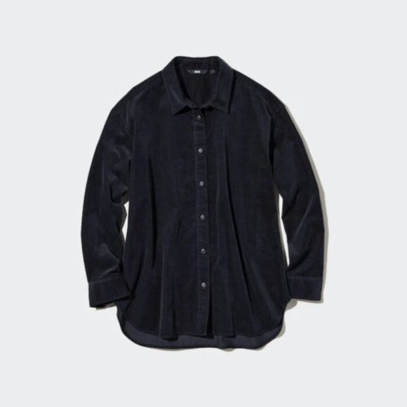 UNIQLO Corduroy Long-Sleeve Shirt - Picture 1 of 5